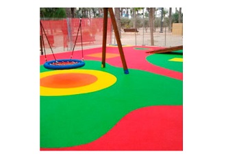 Pavimento continuo para pavimento continuo de caucho en Badajoz